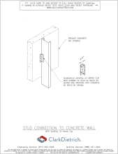stud connection to concrete ls-series