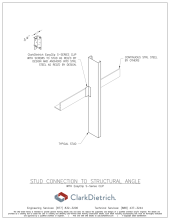 Stud Connection With S-Series Clip To Angle