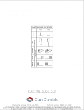 Flat Tail Slide Clip